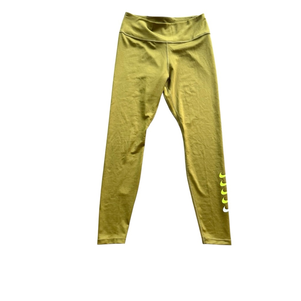 Nike Olive Green high-waisted dri-fit leggings 7/8